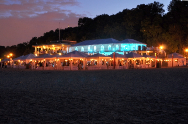 Bed event on Lake Michigan